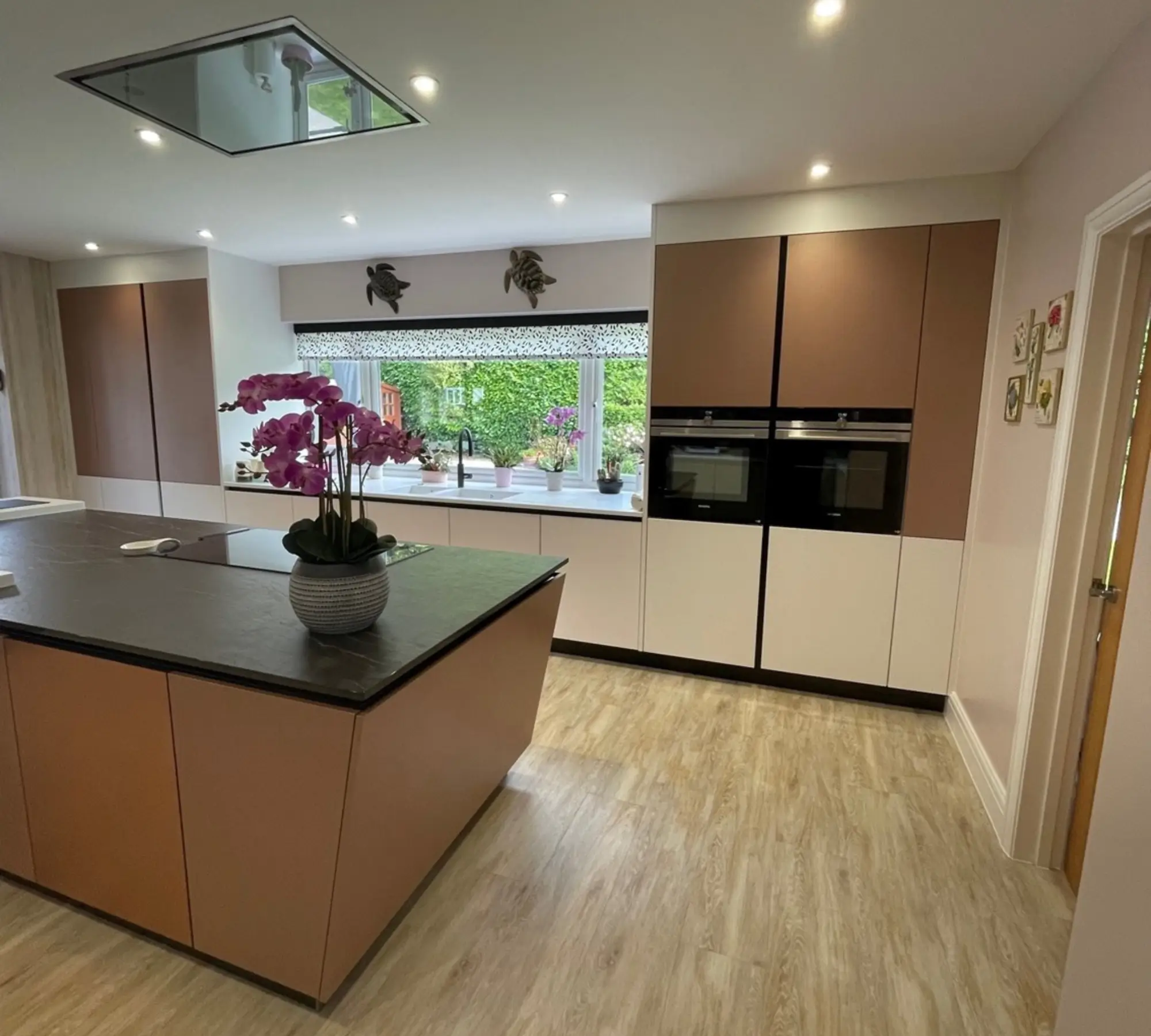Modern kitchen with built-in ovens