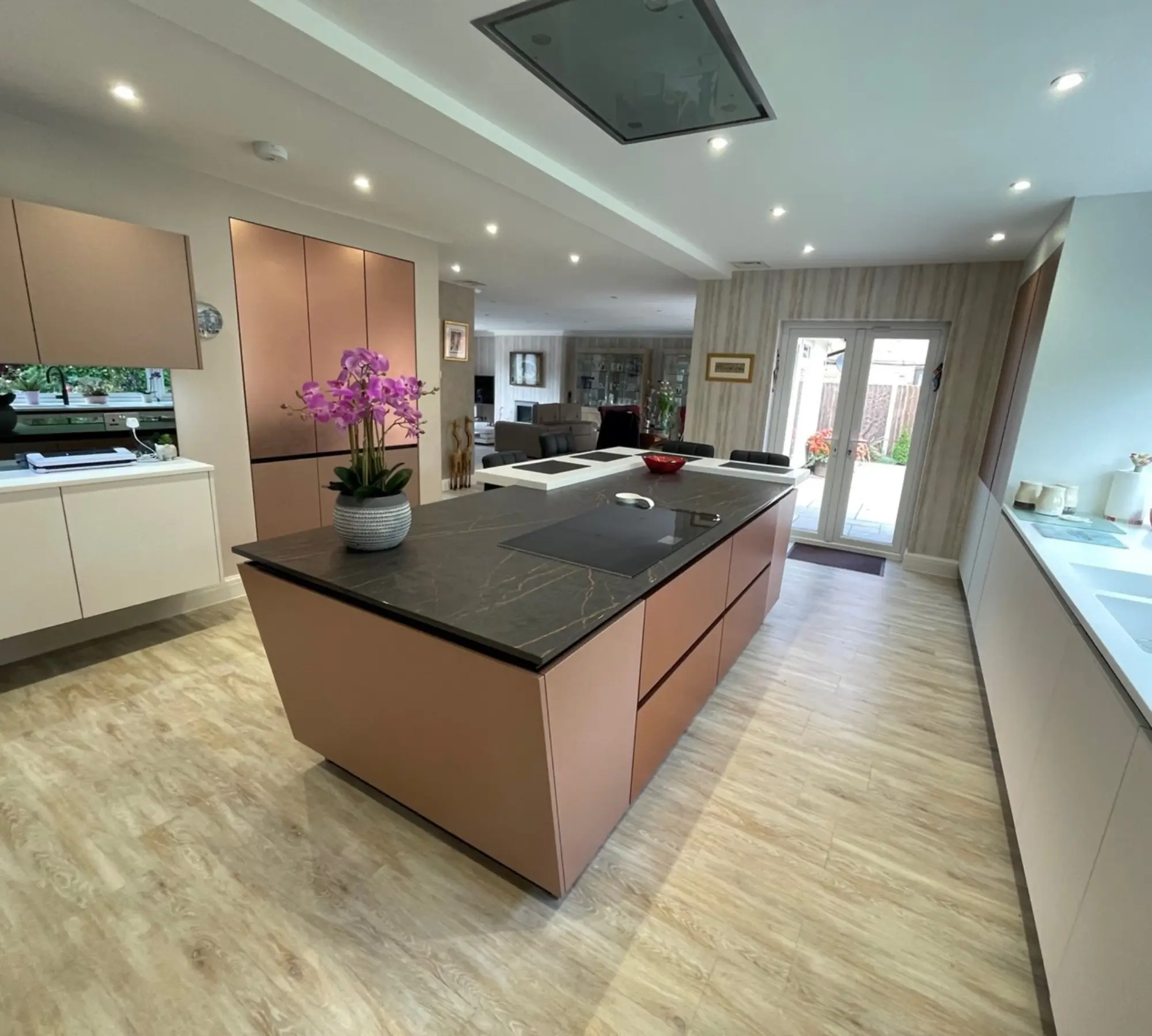 Stylish kitchen with central island