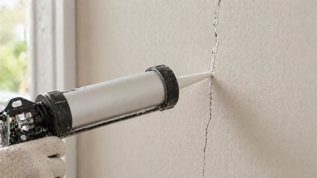 apply flexible filler plaster crack The Handy Home Pro