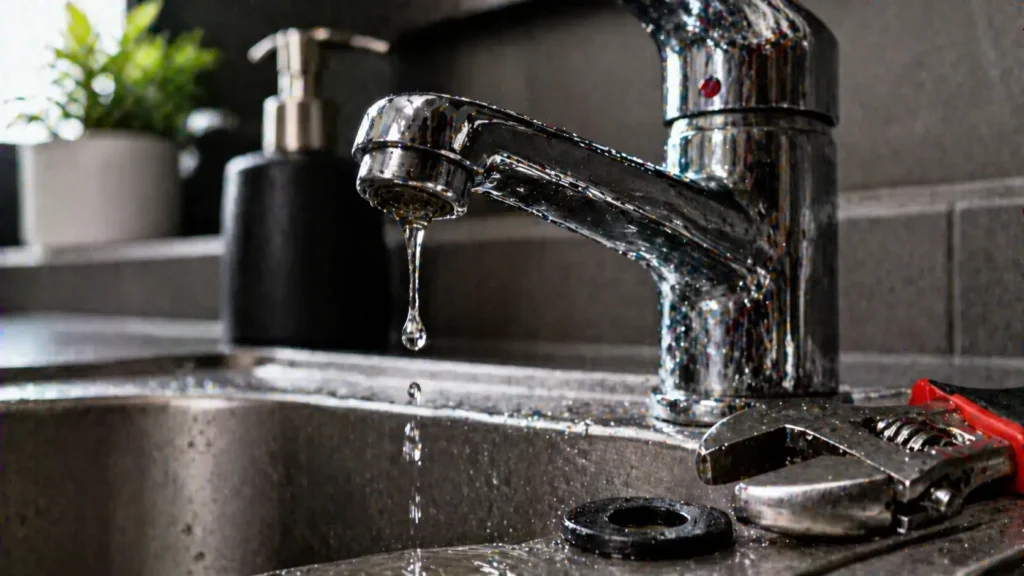 leaking tap dripping water The Handy Home Pro