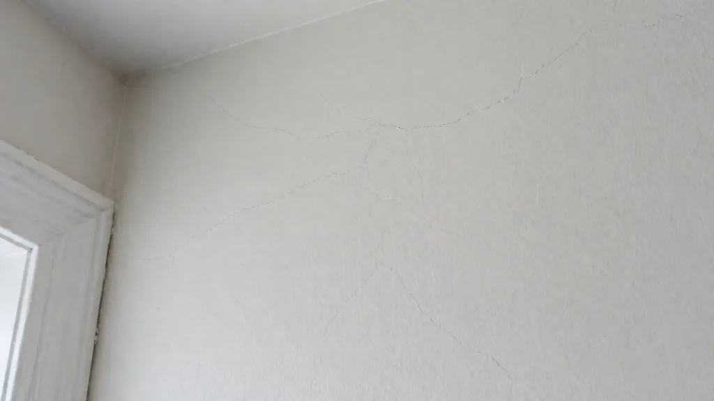 hairline cracks in plaster wall The Handy Home Pro