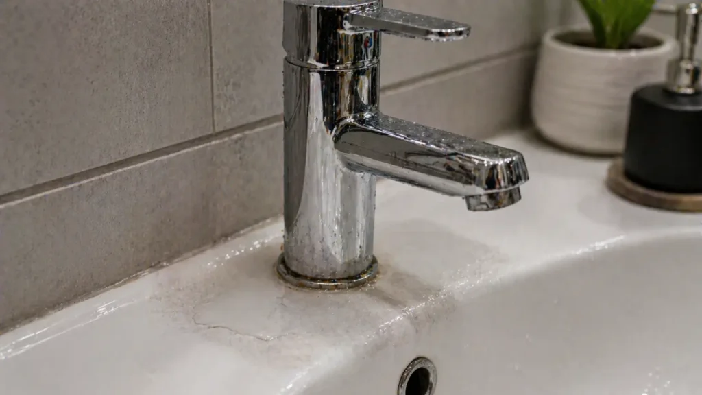leaking tap signs water stains base The Handy Home Pro