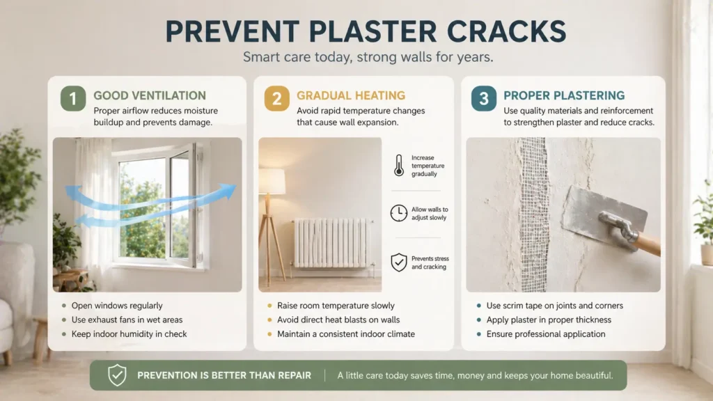 prevent plaster cracks tips home walls The Handy Home Pro