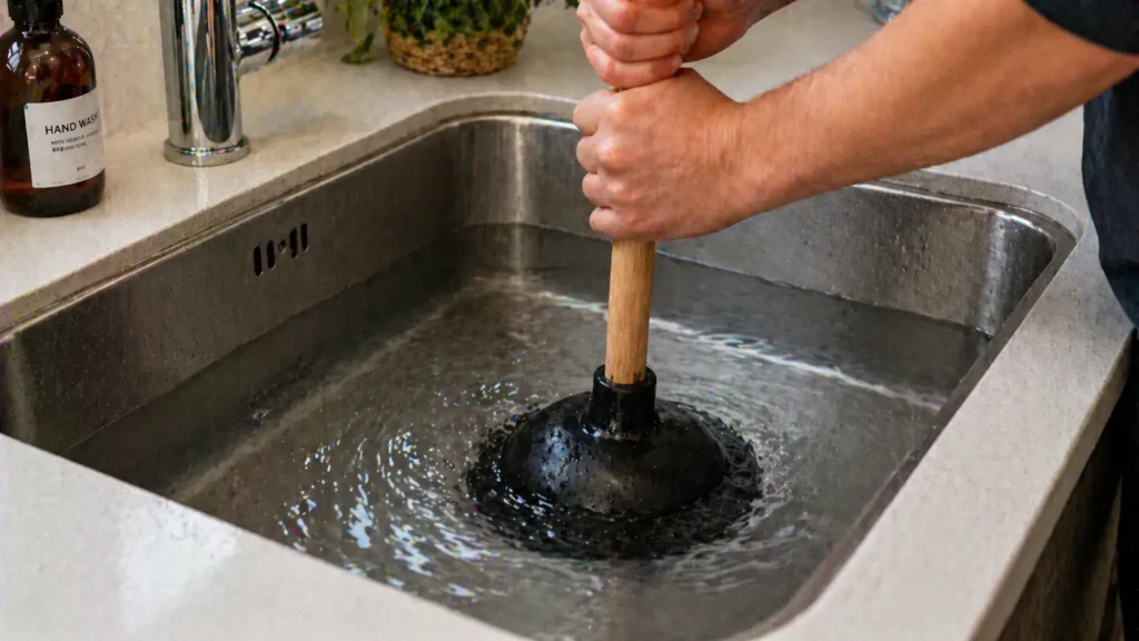 unblock sink with plunger The Handy Home Pro