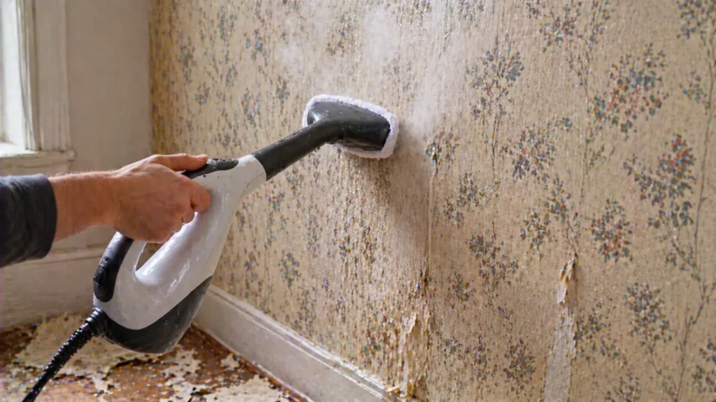 steam wallpaper removal method The Handy Home Pro