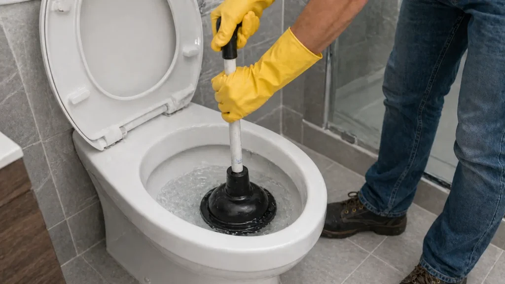 unblock toilet with plunger The Handy Home Pro
